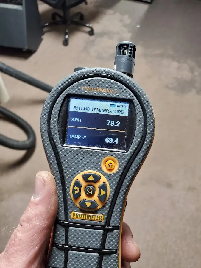 Moisture meter humidity assessment for Mold Remediation & Removal in Grass Lake